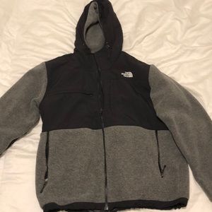 North Face Denali 2 Hoodie Grey XL